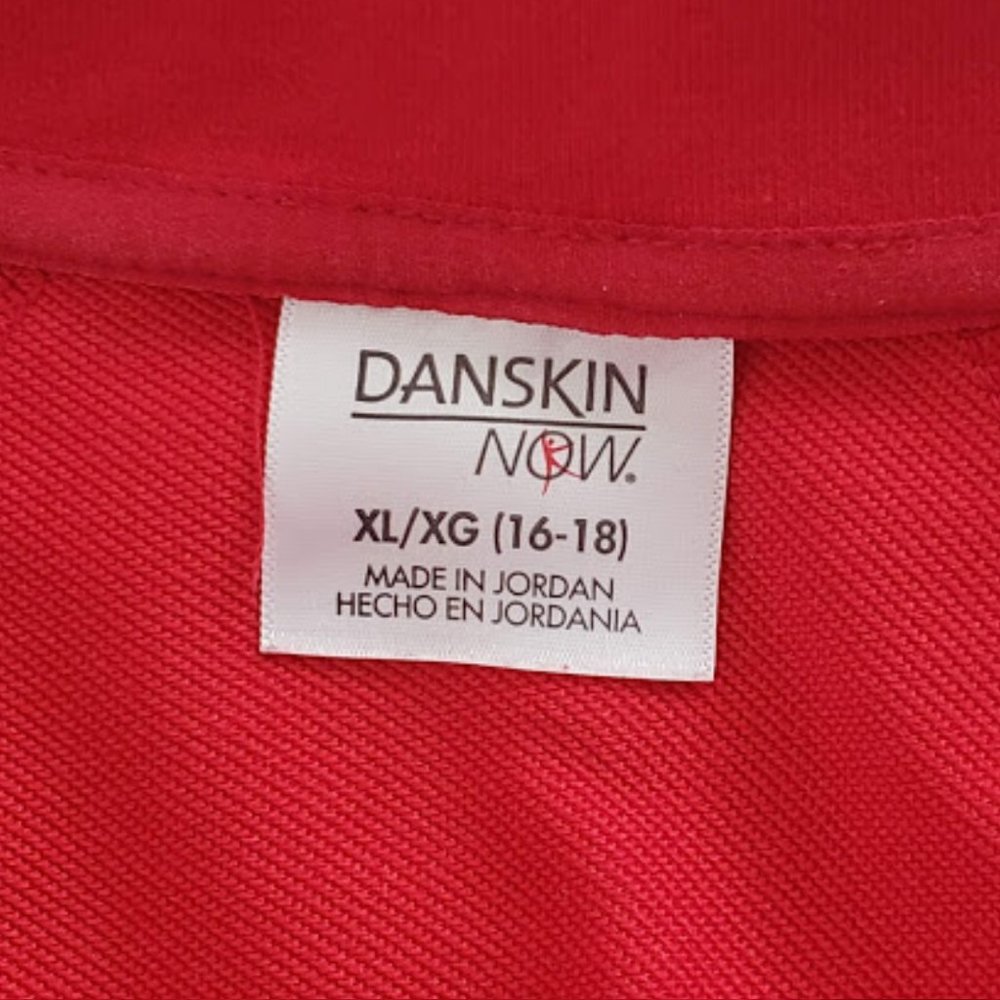 Danskin Now Red Active Workout Track Jacket XL - Picture 9 of 15